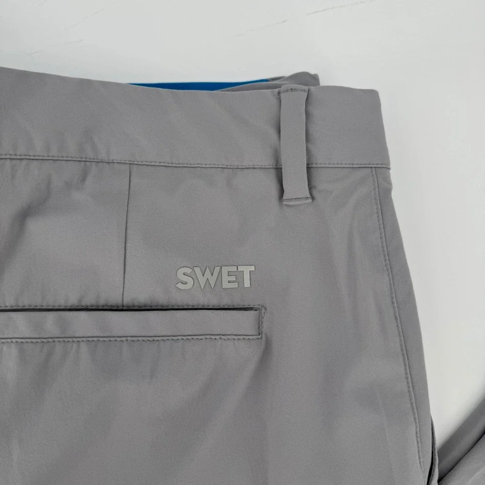 Swet Tailor Mens‎ Bobby McMillen State U Performance Chino Pants Gray Size 40x29